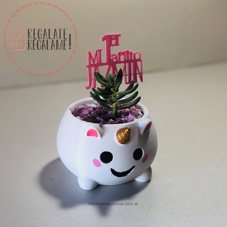 Macetas unicornio 