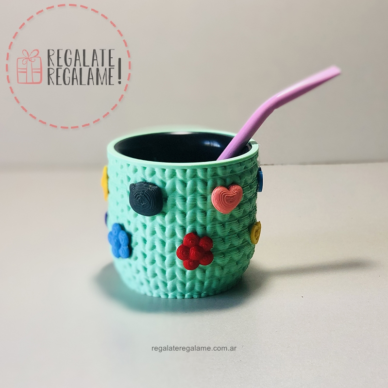 Mate tejido crochet