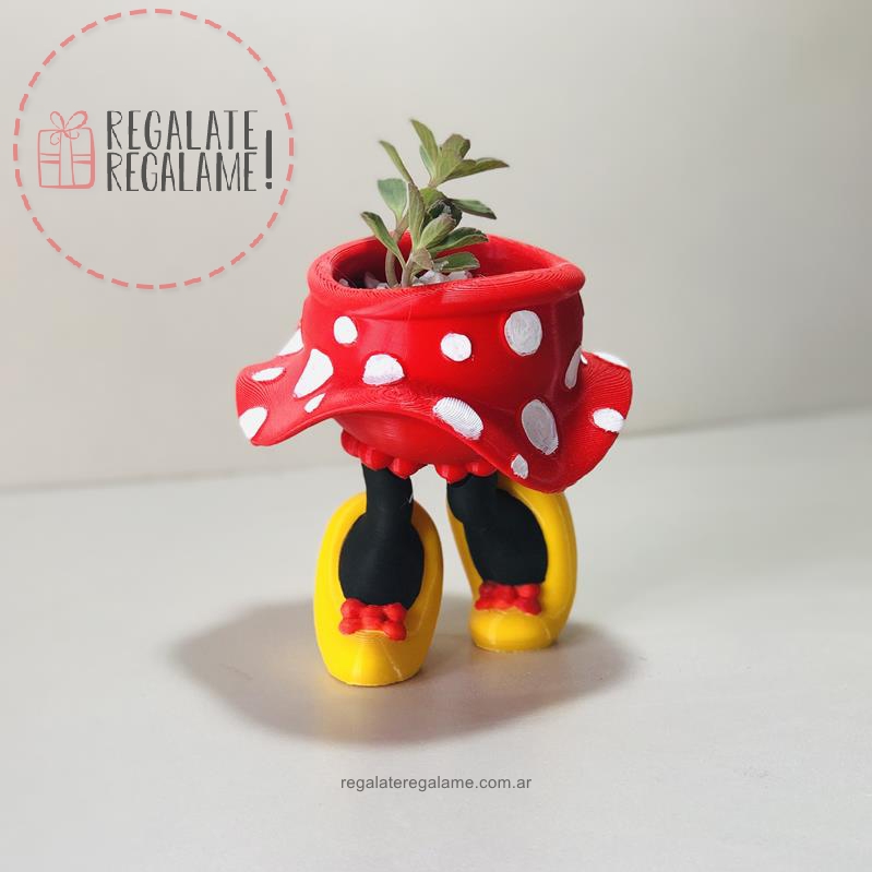 Maceta minnie falda