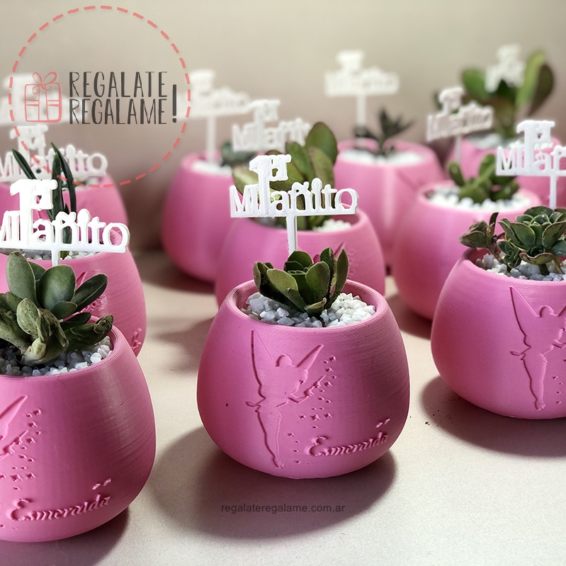 Maceta personalizada souvenirs 