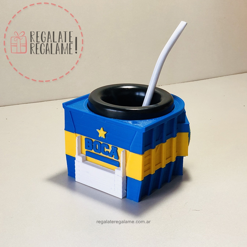 Mate bombonera cancha de boca