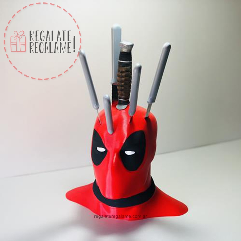 Porta cuchillos Deadpool