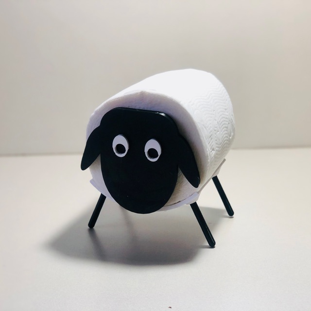 Vaquita porta papel higiénico 